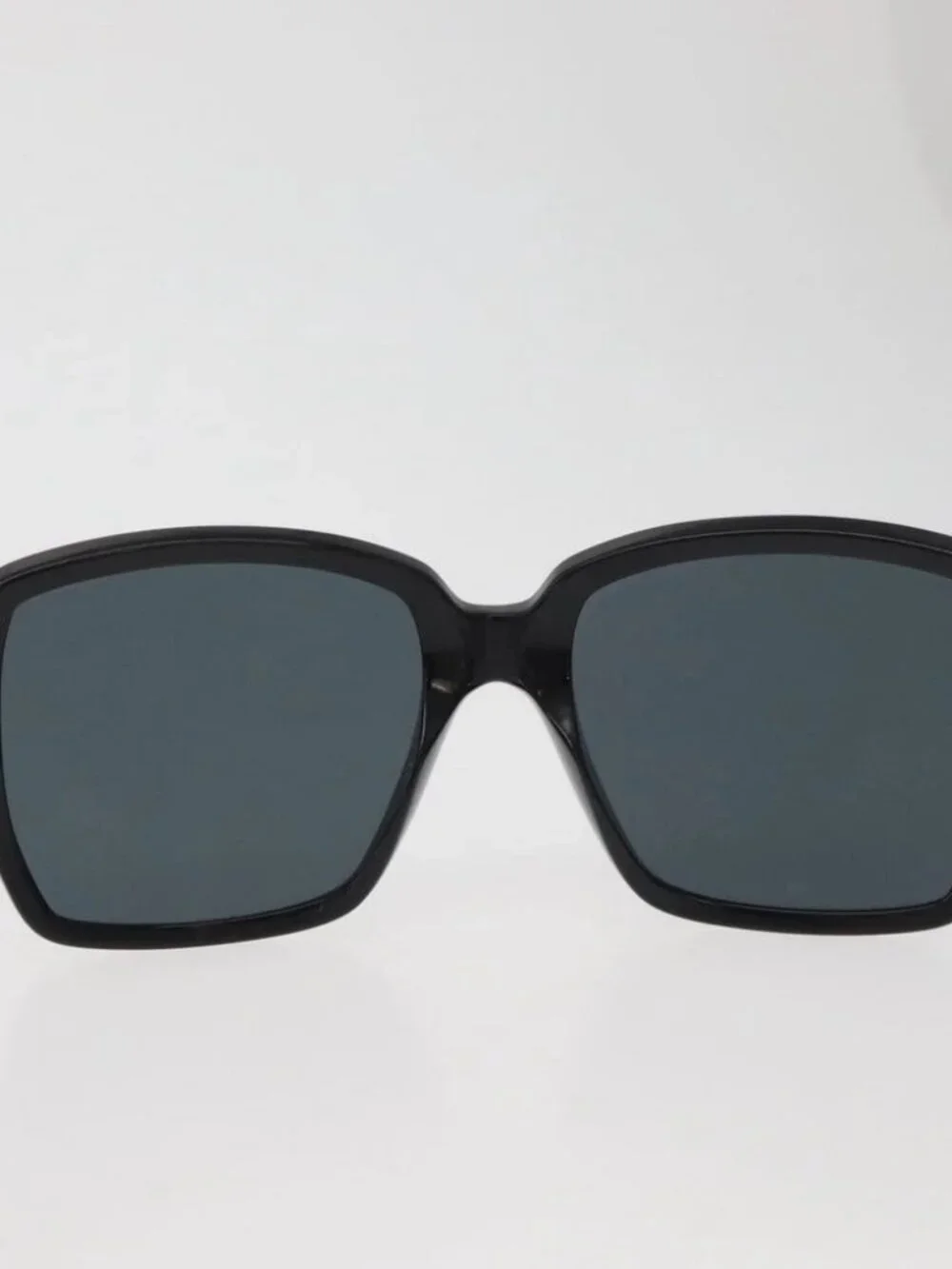 CHANEL COCO Mark Sunglasses plastic Black 5385-A CC Auth BA11986